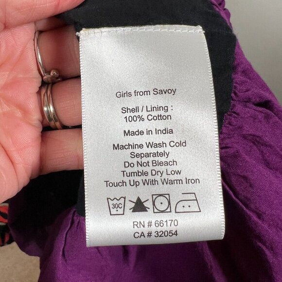 Anthropologie Girls From Savoy Halter Dress Size 6 Retro Floral Martagon Sketch - Picture 10 of 12